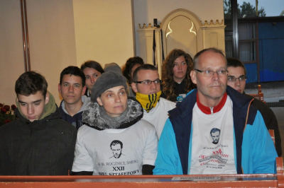 XXII bieg szlakiem  męczeńskiej drogi bł. ks. Popiełuszki