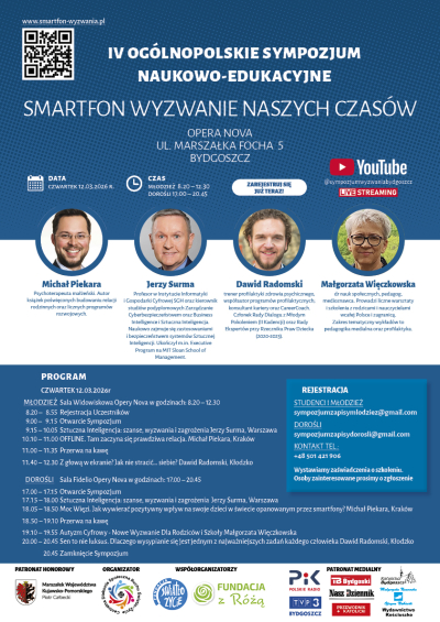 IV Ogólnopolskie Sympozjum Naukowo-Edukacyjne " Smartfon. Wyzwanie naszych czasów".